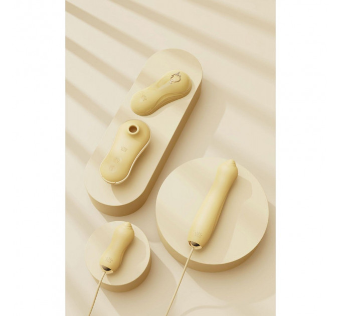 Набор секс игрушек Zalo UNICORN Vibratrion & Thrusting Set - Yellow