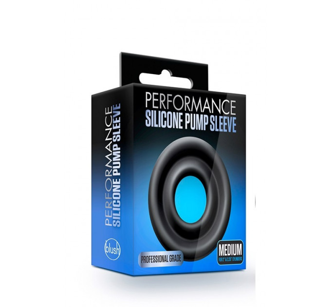 Насадка для чоловічої вакуумної помпи Performance чорна, 6.2 см MEDIUM