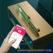 Паддл з електростимуляцією та додатком Qiui Smart Beat Pat, шкіряний, зелений Lockink