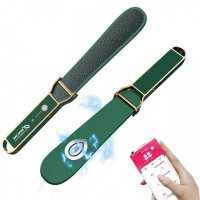 Паддл з електростимуляцією та додатком Qiui Smart Beat Pat, шкіряний, зелений Lockink