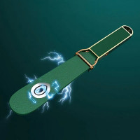 Паддл з електростимуляцією та додатком Qiui Smart Beat Pat, шкіряний, зелений Lockink