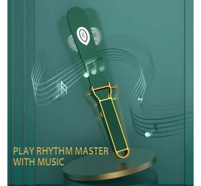Паддл з електростимуляцією та додатком Qiui Smart Beat Pat, шкіряний, зелений Lockink