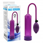 Помпа для увеличения члена Chisa Stunt Worx Max Version Penis Pump, фиолетовая