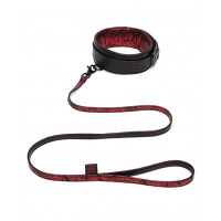 Нашийник та повідець Fifty Shades of Grey Sweet Anticipation Reversible Faux Leather Collar and Lead Нашийник та повідець Fifty Shades of Grey Sweet Anticipation Reversible Faux Leather Collar and Lead