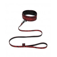 Нашийник та повідець Fifty Shades of Grey Sweet Anticipation Reversible Faux Leather Collar and Lead Нашийник та повідець Fifty Shades of Grey Sweet Anticipation Reversible Faux Leather Collar and Lead