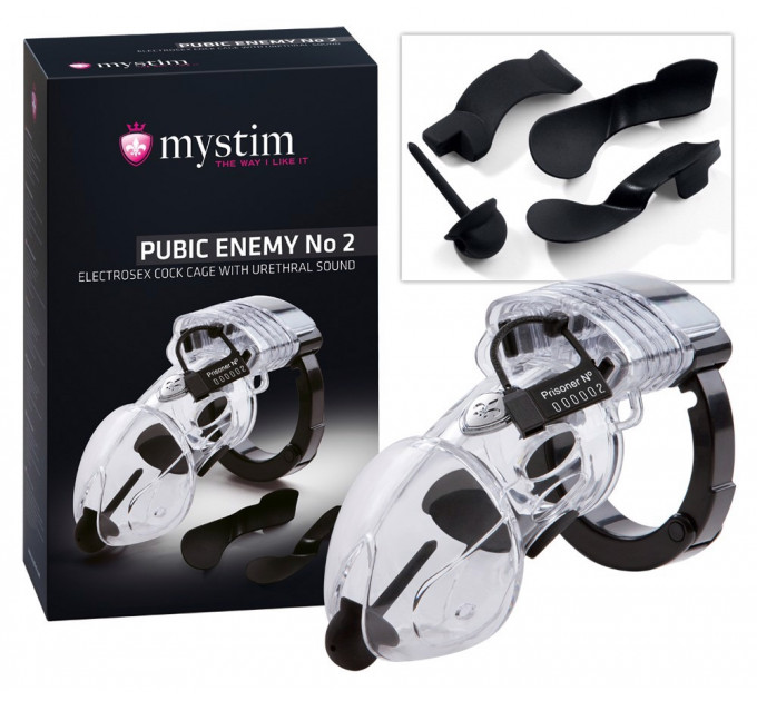 Пояс верности с электростимуляцией Mystim Pubic Enemy No. 2
