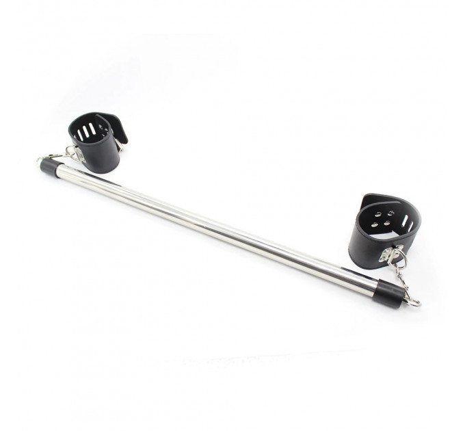 Распорка DS Fetish Metal ankle spreader bar black