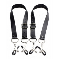 Розширювач статевих губ Spread Labia Spreader Straps with Clamps
