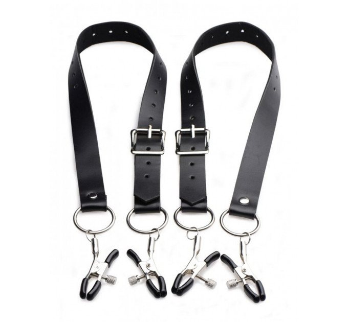 Расширитель половых губ Spread Labia Spreader Straps with Clamps