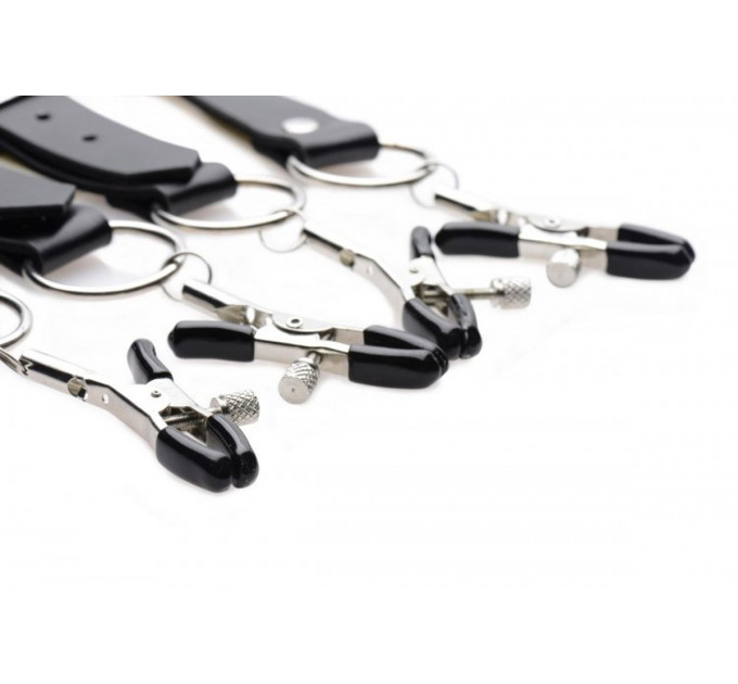 Расширитель половых губ Spread Labia Spreader Straps with Clamps