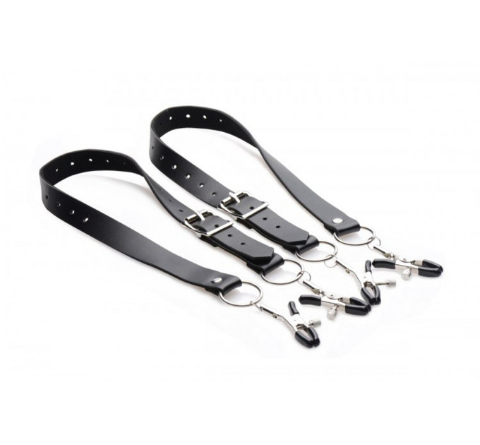 Расширитель половых губ Spread Labia Spreader Straps with Clamps