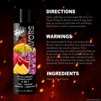 Розігрівач лубрикант Wet Fun Flavors Tropical Fruit Explosion (мультифрукт) 30 мл