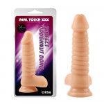 Фаллоимитатор с рельефом Chisa Real Touch XXX Perfect Doughnut Dong, бежевый