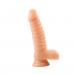 Фаллоимитатор с рельефом Chisa Real Touch XXX Perfect Doughnut Dong, бежевый