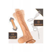 Реалістичний вібратор із пультом DR. SKIN SILICONE DR. GREY 7 INCH THRUSTING