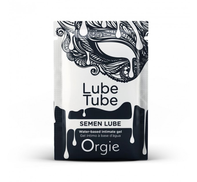 САШЕТ/Лубрикант на водной основе с текстурой спермы SEMEN LUBE intimate gel, 2 мл Orgie