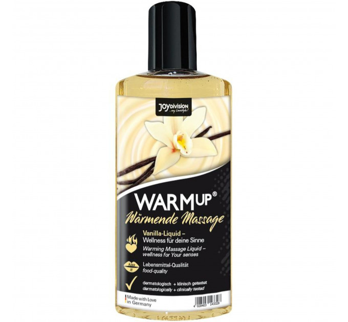Съедобное масссажное масло с разогревающим эффектом WARMup Vanilla 150 мл