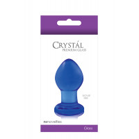 Стеклянная пробка NS Novelties CRYSTAL SMALL BLUE