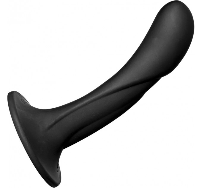 Страпон з вібруючим адаптером G-Spot Vibrating Pleasure Set з дистанційним пультом, чорний