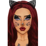 Стразы в виде маски котенка Animal Rhinestone Stick-On Jewels