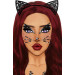 Стразы в виде маски котенка Animal Rhinestone Stick-On Jewels