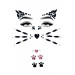 Стразы в виде маски котенка Animal Rhinestone Stick-On Jewels
