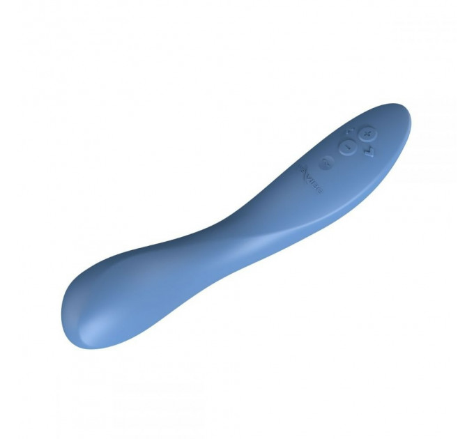 Вибратор для точки G Rave 2 We-Vibe, силиконовый, синий, 19.3 х 3 см