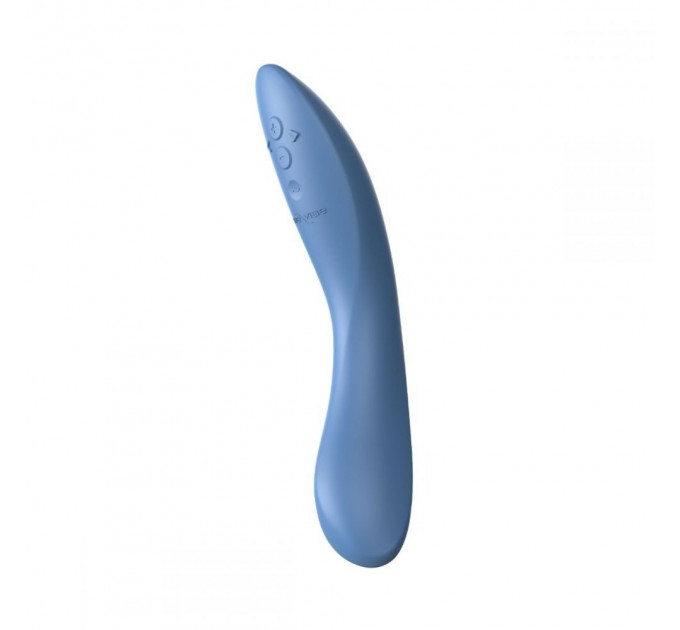 Вибратор для точки G Rave 2 We-Vibe, силиконовый, синий, 19.3 х 3 см
