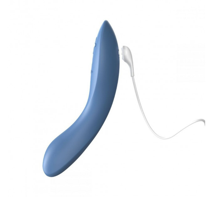 Вибратор для точки G Rave 2 We-Vibe, силиконовый, синий, 19.3 х 3 см