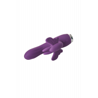 Вібратор-кролик у вигляді Метелики Dream Toys Flirts Butterfly, фіолетовий, 17 х 3 см
