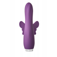Вібратор-кролик у вигляді Метелики Dream Toys Flirts Butterfly, фіолетовий, 17 х 3 см