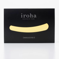 Вібратор у формі півмісяця Iroha Mikazuki Tenga, медичний силікон, жовтий