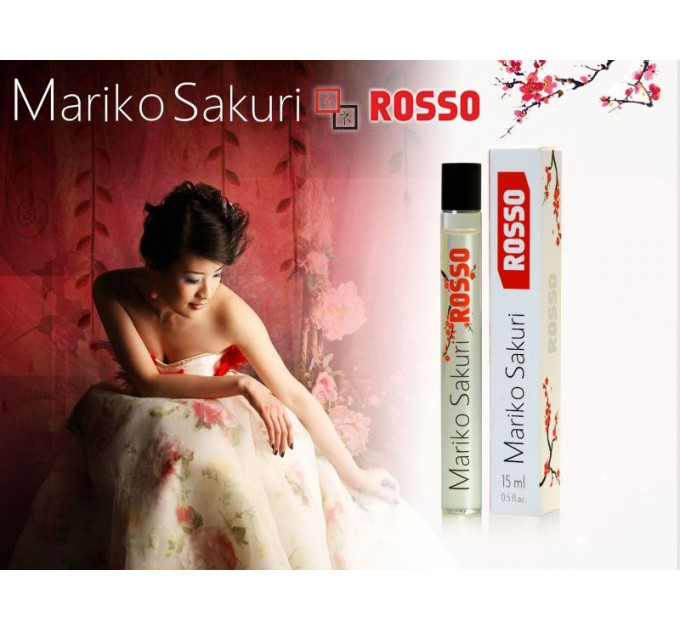 Духи з феромонами жіночі Aurora Mariko SAKURI ROSSO (roll-on), 15 мл