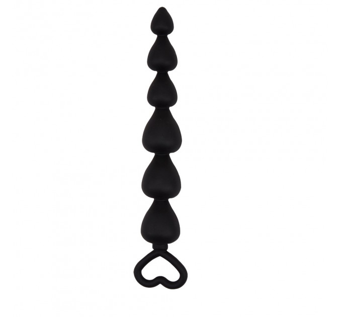 Анальная елочка сердечки Chisa Elite Lover's Beads 17см /2,5см
