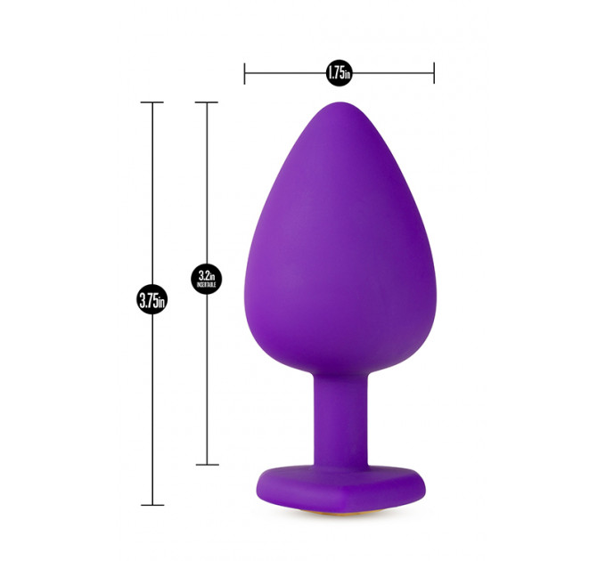 Анальна пробка TEMPTASIA BLING PLUG LARGE PURPLE