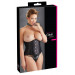 Корсет с открытым бюстом Cottelli Collection Underbust Corset со шнуровкой, черный, XL