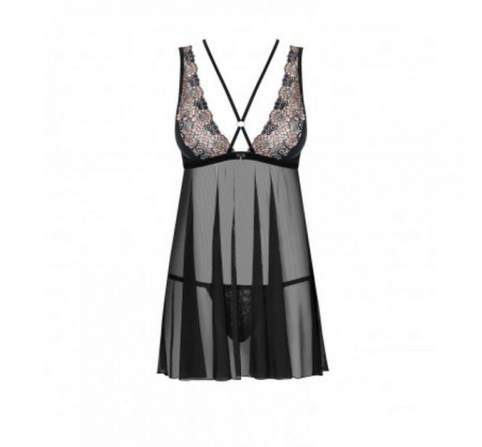 Бебидолл Obsessive 873-BAB-1 babydoll & thong S/M