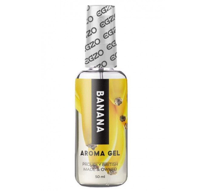 Съедобный гель-лубрикант EGZO AROMA GEL - Банан, 50 мл