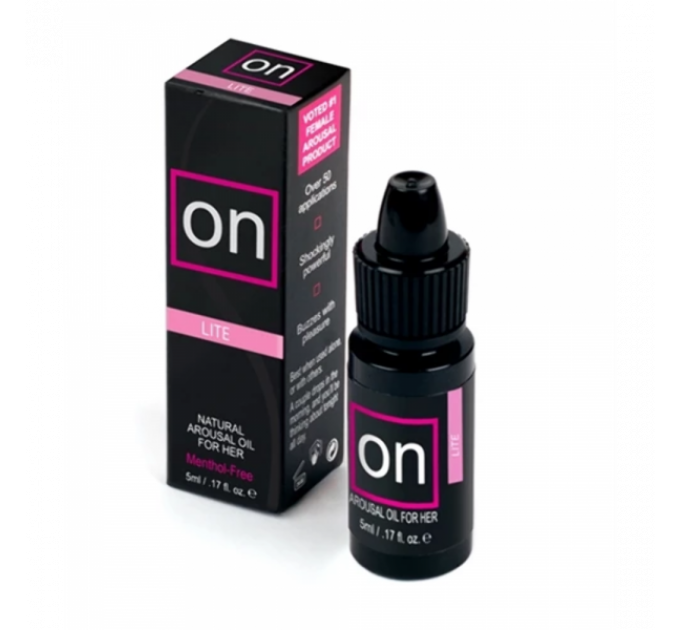 Вибрирующее масло для женщин ON Natural Arousal Oil Lite, 5 мл