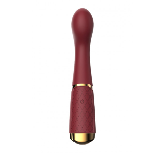 Вибратор для точки G Dream toys Romance Lucy, марсаловый, 19.5 х 3.8 см