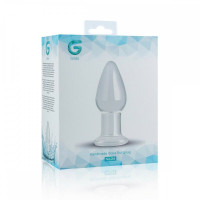 Анальная пробка из стекла Clear Glass Buttplug