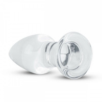 Анальная пробка из стекла Clear Glass Buttplug