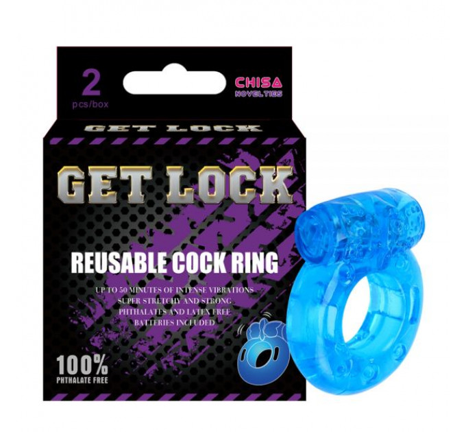 Кільце ерекційне з вібро Reusable Cock Ring