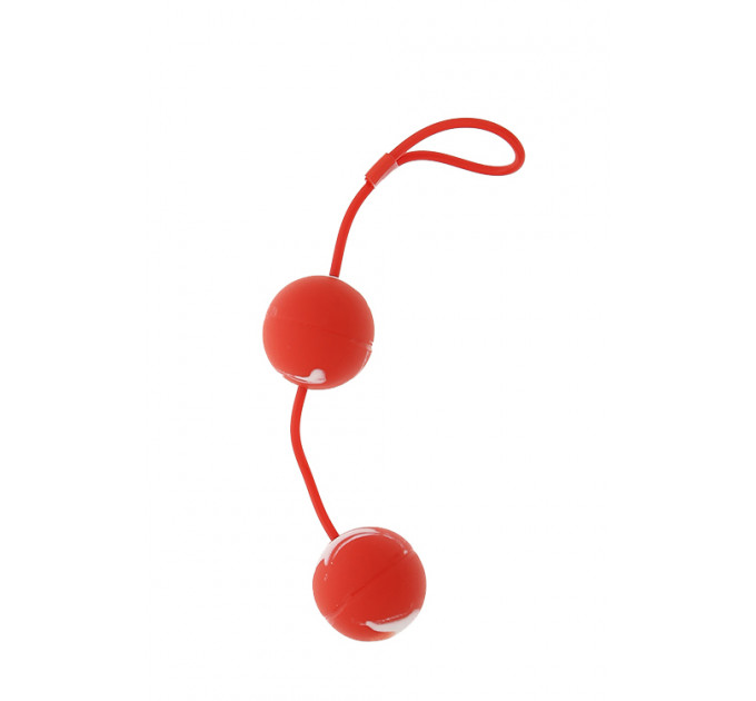 Шарики вагинальные MARBILIZED DUO BALLS - RED