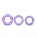 Набір ерекційних кілець STAY HARD BEADED PURPLE