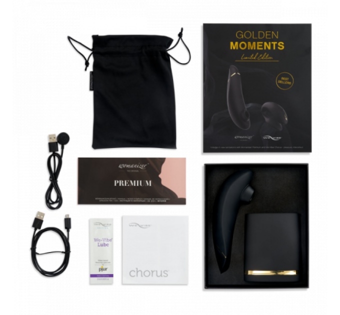 Набор Golden Moments Collection Womanizer Premium + We-Vibe Chorus