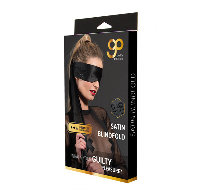 Повязка на глаза GP PREMIUM SATIN BLINDFOLD BLACK