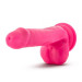 T331186 Фаллоимитатор с двойной плотностью NEO ELITE COCK W. BALLS NEON PINK