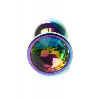 Анальна пробка з каменем Boss Series , Plug-Jewellery Multicolour PLUG- Clear