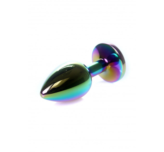 Анальна пробка с камнем Boss Series , Plug-Jewellery Multicolour PLUG- Clear